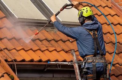 Démoussage et hydrofuge de toiture à Laslades
